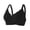 Black, variant on Womens Solid Wireless Breathable Gentle Support Comfortable Daily Bra