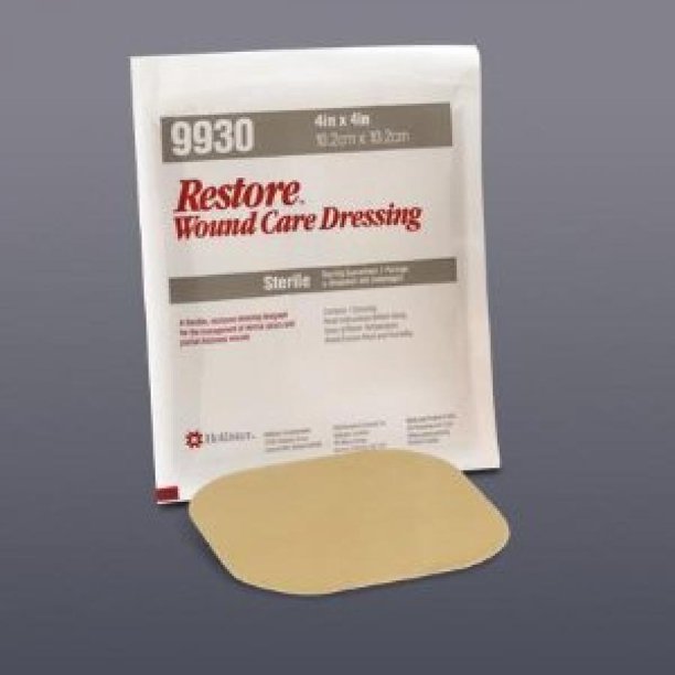Restore Extra Thin Hydrocolloid Dressing, 6 x 8 Inch, Sterile, 3 Count