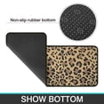 thumbnail image 6 of Brown and Black Leopard Print Kitchen Rugs Sets Of 2,Anti Fatigue Kitchen Mat Rugs Non Slip Washable,Decorative Kitchen Floor Mats for Kitchen,Sink,Laundry,17"X30"+17"X47", 6 of 7