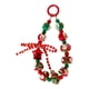 thumbnail image 1 of Llavero navideño con cuentas para llave de coche, regalo para mujer, adorno colgante de moda Estrella roja, 1 of 9