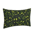 thumbnail image 2 of Bixox Green Branch Olive Printed Pillow Protector,Super Soft Ideal for Home,Guests,Rentals - 14"x20", 2 of 8