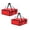 A523 Red2 19.7x19.7x5.9" 2Pack, variant on 2Pcs Pizza Carrier Insulated Bags Large For Deliveries, Insulated Pizza Carrier Delivery Bag Food Bag For Personal And Professional Use, Red 19.7X19.7X5.9"