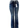 thumbnail image 5 of Jack David/H&Y Women's Rhinestone Bootcut Stretchy Denim Jeans Pants, 5 of 5