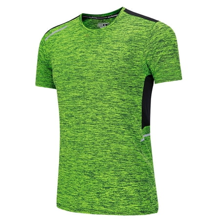 LELINTA Men's Gym Workout T-Shirt Training Sports Pullover Sweatshirts Tee Shirts Tops Plus Size Crew Neck Sport