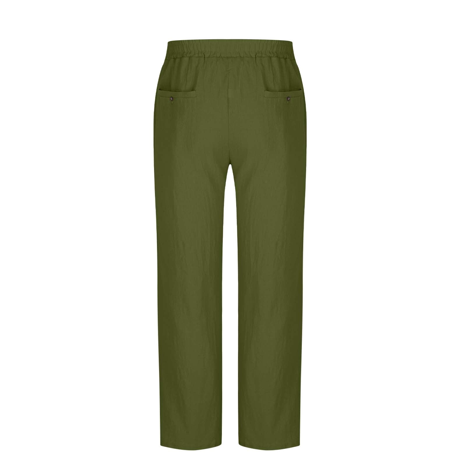 Sizes S-X4 Full Length Pants Man Solid-Color Loose Casual Multi