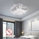 thumbnail image 2 of Luz De Techo Moderna Luz Colgante De 4 Cabezales Para Sala De Estar Cocina Dormitorio Advancent HA024370-01, 2 of 5