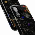 thumbnail image 2 of Galaxy Solar System Phone Case, Vintage Space iPhone Case with Planets and Stars, Outer Space Protective Phone Cover for iPhone 16 15 14 13 12 11 Plus Pro Max Mini, 2 of 6