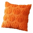 thumbnail image 3 of Fundas Almohada Calabaza Funda Felpa Suave Halloween (marrón), 3 of 6