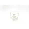 thumbnail image 5 of Corona 18" Recycled Plastic Side Table - White, 5 of 6