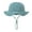 Lake Blue, variant on nvzhuang Baby Summer Bucket Hat, Sun Protection Infant Wide Brim Fisherman Hat with Chin Strap