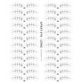 thumbnail image 4 of Spikey Eye Lash Map Sticker, 4 of 6