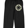 thumbnail image 2 of Magic the Gathering White Mana Men's Black Sleep Pants-Small, 2 of 5