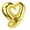 Gold, variant on FAMTKT 4Pcs Heart Balloons for Valentines Day Decor Accessories, 18in Large Heart Balloons Heart-shaped Aluminum Film Wedding Decoration for Romantic Night Weddig Bridal Party Decorations