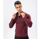 thumbnail image 1 of pstuiky camisas de manga larga para hombre, Sudadera deportiva de manga larga para hombre, con capucha, ajustada, con media cremallera y secado rápido para entrenamiento y running xl, 1 of 6