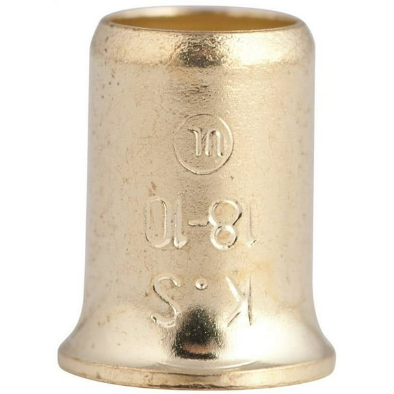 GB 10-410 Crimp Connector, 18 to 10 AWG Wire, Steel Contact, Silver