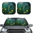 thumbnail image 2 of Balery 2 Piece Jelly Fish Car Windshield Sun Shade|Foldable Front Windshield Shade for Car Front Window for Most Sedans SUV Truck-Large, 2 of 7