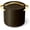 Black, variant on Stock Pot - 12 Qt Ceramic Coated Pot With Lid - Fee From Forever Chemicals - Large Pot for Bigger Batches - Black