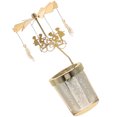 thumbnail image 2 of SHISUYAN Desktop Candlestick Scented Candle Holder Party Metal Rotating Candle Holder, 2 of 8