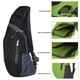 thumbnail image 3 of Mochila para hombre, pequeña mochila cruzada con correa para el pecho, bolso plegable para deportes, bolso de hombro al aire libre, 3 of 5