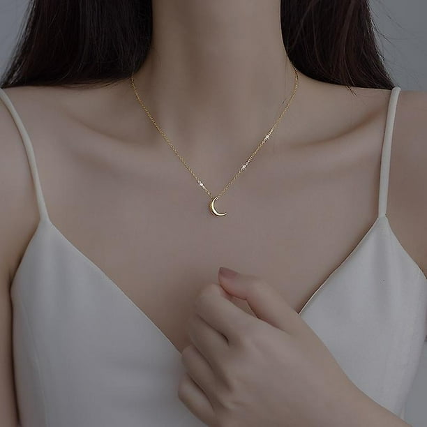 Women s Moon Pendant Necklace Jewelry 1pc Walmart
