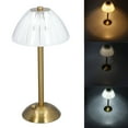 thumbnail image 4 of Lampe de Chevet Sans Fil, Rétro Lampe de Table 3 Couleurs Tactile Contrôle Dimmable pour Chambre à Coucher, 4 of 8