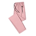 thumbnail image 4 of IYYVV Stretch Active Pants for Women Comfy Fit Quick Dry Athletic Pants Running Hiking Joggers with Zipper Pockets Pink S, 4 of 5