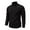 Black, variant on Men's Turtleneck Cable Knit Sweater Long Sleeve Pullover Casual Winter Top