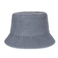 thumbnail image 2 of Miyuadkai Sun Hat Clearance Women Men Sunscreen Sun Protection Outdoor Solid Color Fisherman's Hat Basin Cap on Sale Accessories Grey, 2 of 2