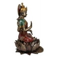 thumbnail image 6 of Ebros Gift 12.25" Goddess Lakshmi Statue, Seated on Lotus Throne, Hand-Painted Resin, Multicolor, 6 of 9