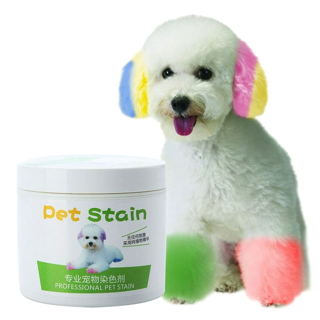 Flmtop 100 ml Gel de Teinture pour Poils Inoffensif Semi-permanent pour Toilettage Chien Chat Animal de Compagnie 16#