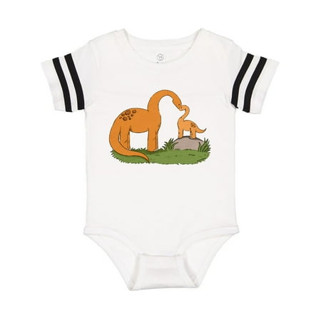 

Inktastic Cute Heart Brontosaurus Family Gift Baby Boy or Baby Girl Bodysuit