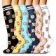 thumbnail image 1 of Guardurnaity Pack de 6 pares de calcetines unisex de iones de cobre. Transpirables y fáciles de limpiar. Ideales para correr, hacer senderismo y Medias Combinación-24 S/M, 1 of 6