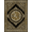 Gold Black Ivory, Pattern 9, variant on ODIKA Key Border Sparkle Sunburst Round Symmetrical Shimmer Greek Glam Refined for Dorm Room, Small Living Apartment, Stain Resistant Low Profile