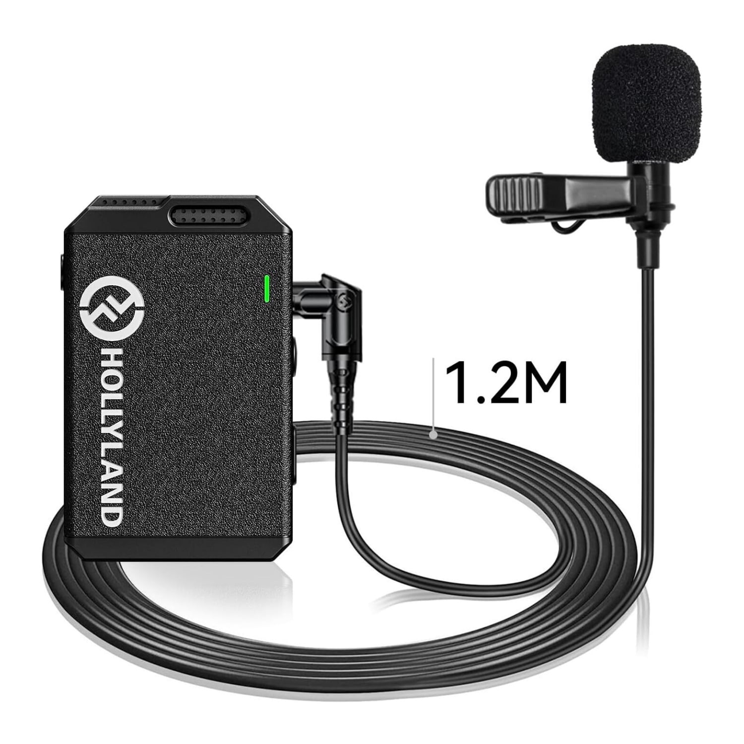 LARK MAX 2 Combo Wireless Microphone System (Space Gray) Bundle with Lavalier Microphone and Storage Travel Case (3 Items)