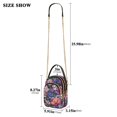 thumbnail image 2 of FORMRS Crossbody Bag for Women Quilted Travel Shoulder Cell Phone Purse with Chain Strap Handbag, Soft Pinks Flowers, 2 of 7