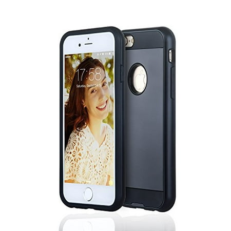 Best iPhone 6 / 6s Thick TPU Case (Black), PC (Best Telephone Deals Uk)