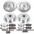thumbnail image 3 of PowerStop Front and Rear Z36 Truck & Tow Carbon-Fiber Ceramic Brake Pad and Drilled and Slotted Rotor Kit Fits: LEXUS TOYOTA Select Models K5828-36, 3 of 9