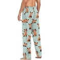 thumbnail image 6 of FREEAMG Cute Red Panda Pajama Pants for Men, Men's Separate Bottoms, Comfortable Sleep Lounge Pj Pants, 6 of 7