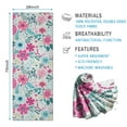 thumbnail image 2 of Pioneer Flower Floral Print Pattern Hot Yoga Mat Towel Non Slip for Hot Yoga - Quick-Drying Yoga Mat Cover with 4 Corner Pockets with Travel Bag - Hot Yoga Towel Non Slip 74"x26", 2 of 6