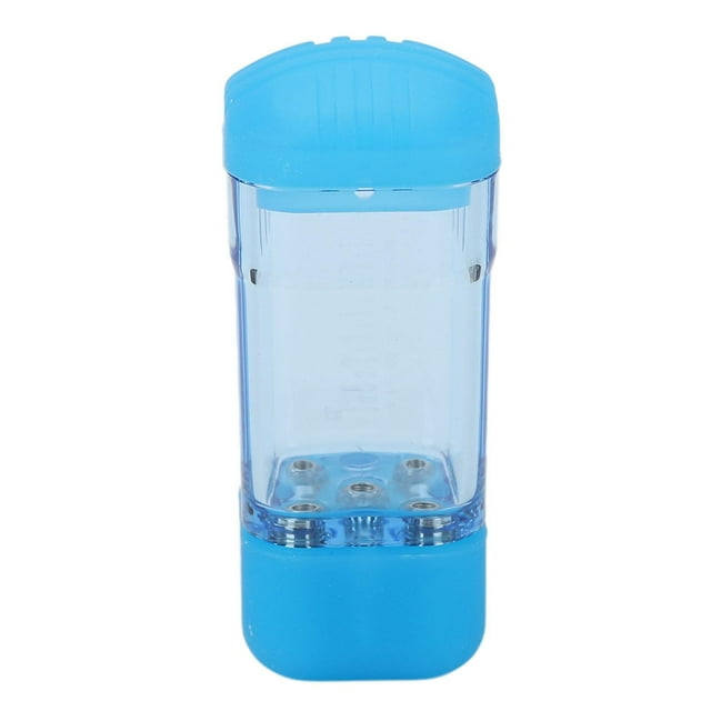 8ml Scalp Applicator, Clear Empty Roller Bottle, Scalp Oil Comb for Hair Growth Serum, Transparent Blue