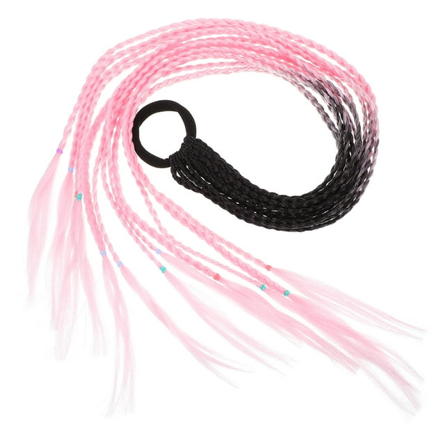 MasteelfCA Hair Extension Braid Crochet Colorful Crochet Braid Lifelike Crochet Braid