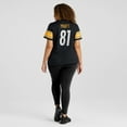 thumbnail image 7 of Women's Nike MyCole Pruitt  Black Pittsburgh Steelers Team Game Jersey, 7 of 7