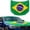 A3_Brazil Multicolor 43.3x59in, variant on ERTZAE Argentina Flag Car Hood Cover,43.3x59in,ball Fan National Flag Car Hood Cover,Durable Country Flag Hood Cover,wrap for cars,Custom Fit Cover for Trucks Cars SUVs,soccer sport car decor
