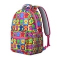 thumbnail image 2 of Cute Dog Print Backpack for School - Large Capacity Bookbag with Organizer Pockets, Durable Waterproof Fabric, Comfortable Carry for Students & Commuters, 2 of 6