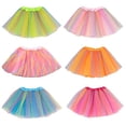 thumbnail image 2 of kilofly - Tutú de ballet para niñas, para cumpleaños, princesa, fiesta, fiesta, juego de 6 kilofly kilofly, 2 of 2
