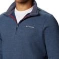 thumbnail image 3 of Men's Columbia Hart Mountain Fleece Quarter-Zip Pullover Color: New Collegiate Navy Size: XXL, 3 of 4