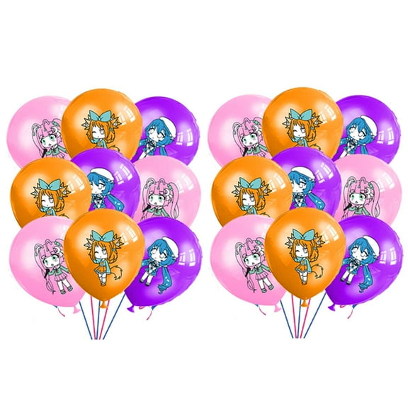 Gacha Life Balloons Party Supplies Birthday Favors Decorations Decor Kit Latex