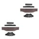 thumbnail image 2 of Eigraketly Juego de pines para puente de guitarra, instrumento de música de de 6 cuerdas, accesorio DIY A 2piezas Eigraketly CBP177822, 2 of 6