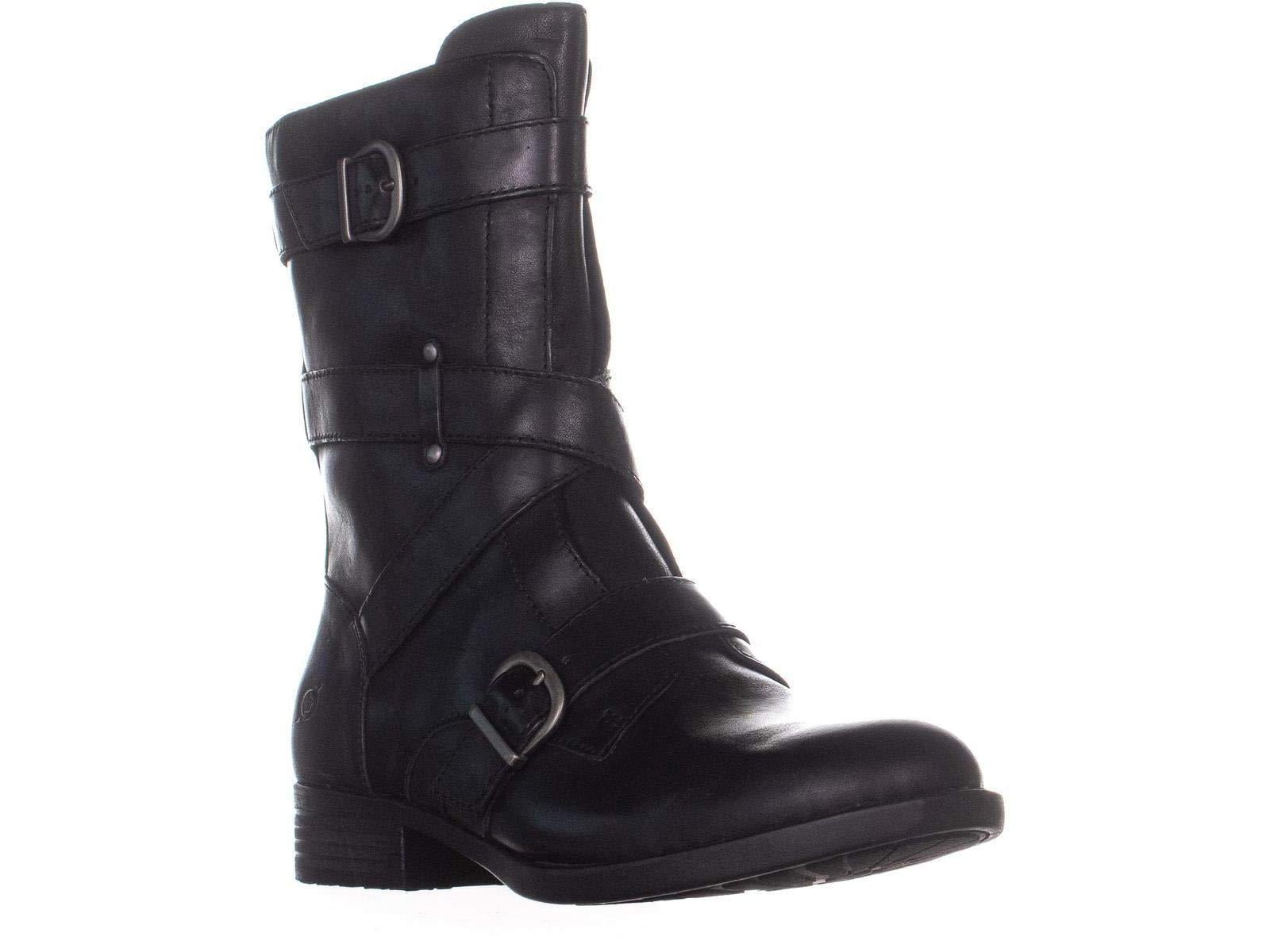 boc black leather boots