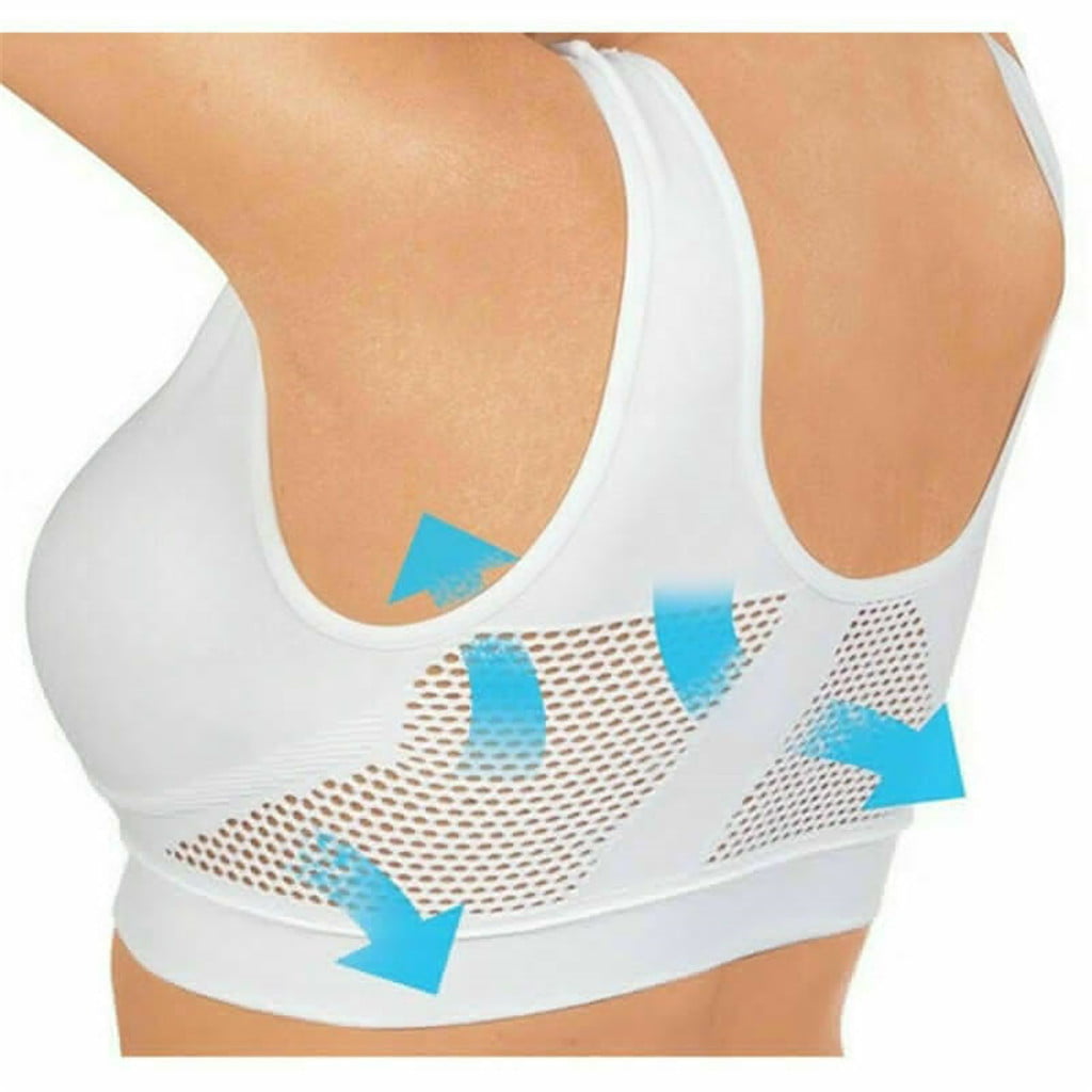 Lolmot Sleep Bras for Women, Comfort Seamless Wireless Stretchy Sports Bra  Air Permeable Cooling Summer Sport Yoga Wireless Bra 